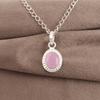 Rose Chalcedony Gemstone Jewelry, 925 Sterling Silver Pendant Jewelry, Handmade Gorgeous Pendant Gift For Women