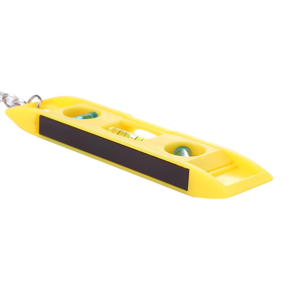 Durable with Keychain Horizontal Measuring Tool Mini Horizontal Ruler Strong Magnetic Gradient Laser Level 3 Bubble Level