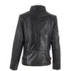 AVIATRIX Women's Real Leather Jacket (OBFQ) - Black