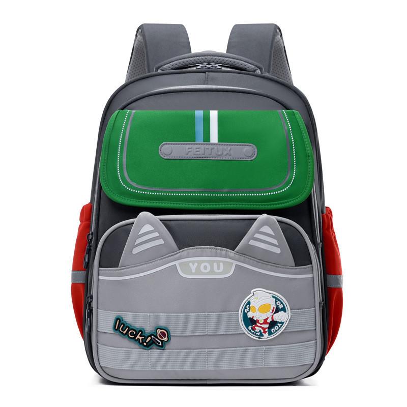 Fashionable Lightweight Backpack For Elementary Students Cute Nylon Cartoon Design