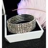 Diamant Vielseitiges Temperament Armband für Damen Kalter Stil Mode Armband Koreanische Version Einfaches und Vielseitiges Elastisches Armband
