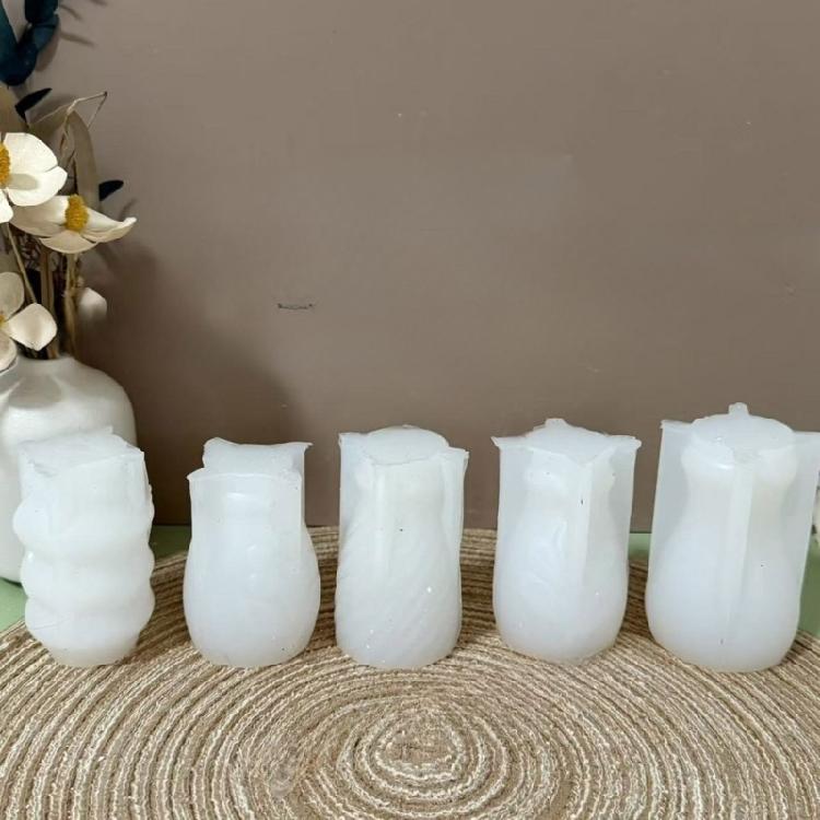 High Detail Silicone Mold for Arrangement Flowerpot Mini Vase Making Tool Realistic Pattern Crafting Accessory