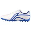 New LiNing MG Rubber Short Studs Artificial Ground Cushioning Anti Slip And Wear Resistant Soccer Shoes Men's White Blue ASFT015-2