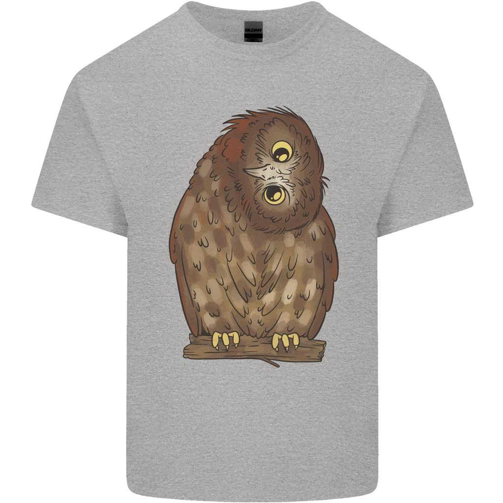 A Funny Owl Unisexs Light Cotton TShirt