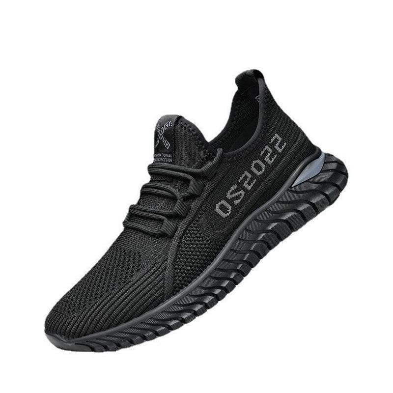 New Lightweight Men's Shoes Fly-woven Mesh Sneakers Men's Casual Fashion Versatile Dad Shoes