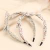 2Pcs Korean Knotted Bow Headbands Sweet Flower Hair Bands Floral Printed Head Hoop For Girls Children Tiara Diadem Accessories