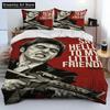 3D Print Movie Scarface Tony Bedding Set Boys Girls Twin Queen Full Size Duvet Cover Pillowcase Bed Adult Fashion Home