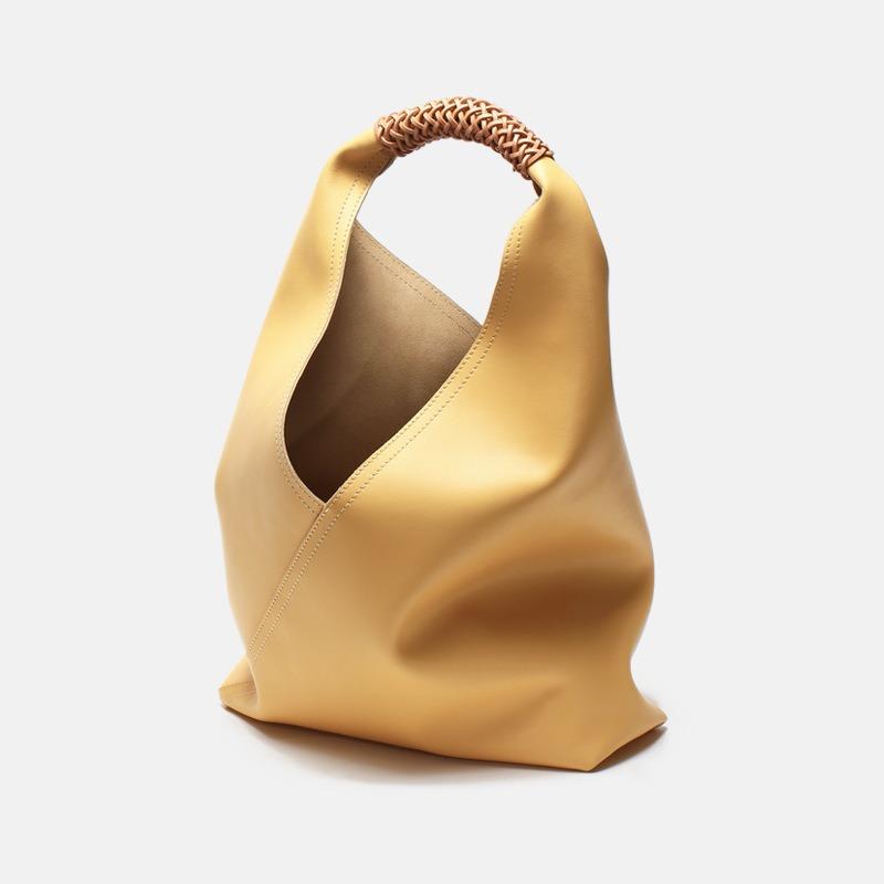Large-capacity Genuine Leather Women's Bag Ladies' Hand Bag,Shoulder Bag Fashionable Commuting Tote Bag Casually