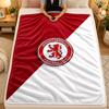 Flannel BlanketMiddlesbrough Football Warm Soft Throw Blanket for Indoor Sofa Bed Living Room Use