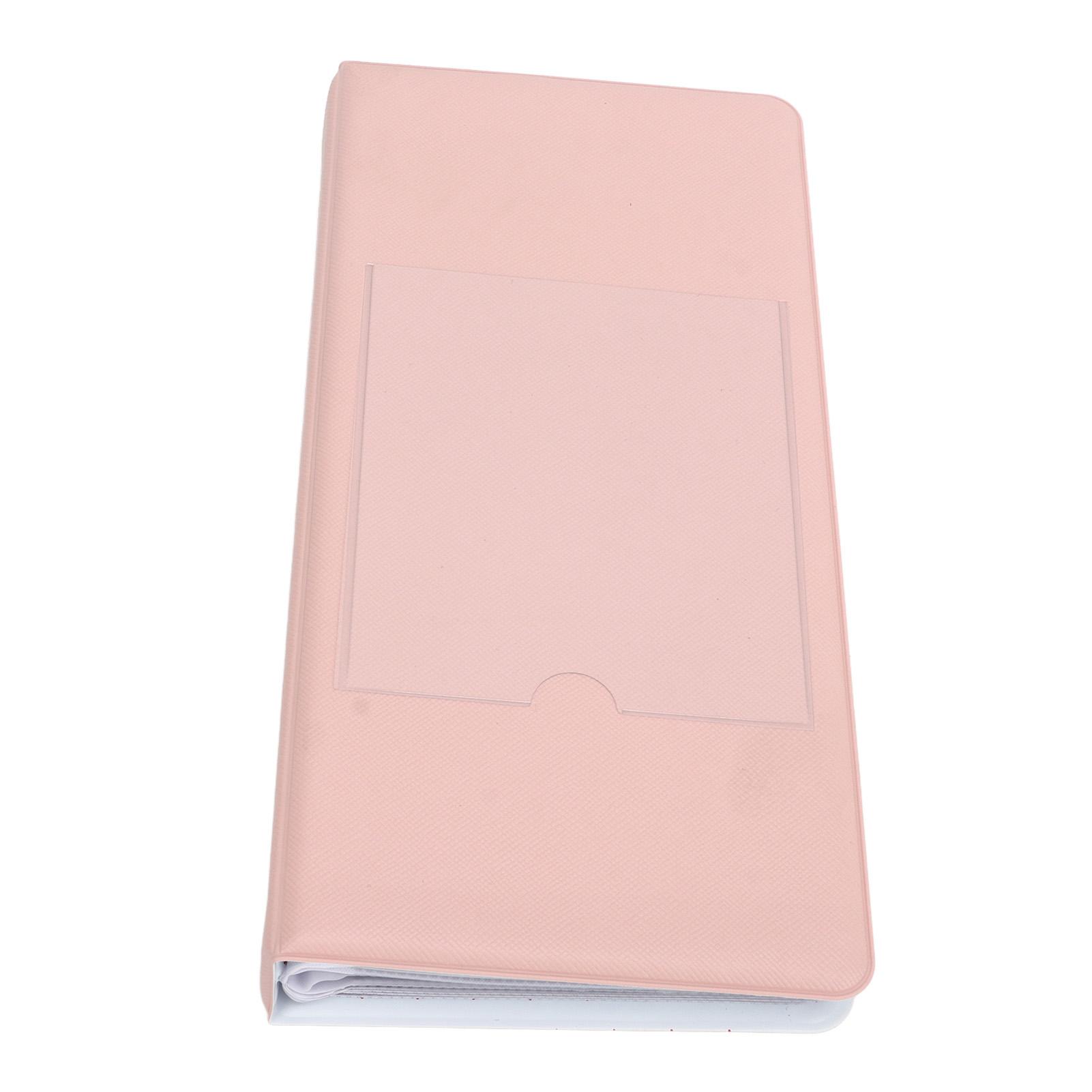 

Фотоальбом 65 карманов альбом мини-карта Ablum PU обложка день рождения свадьба фотоальбомы для Polaroid 5 дюймов Pink