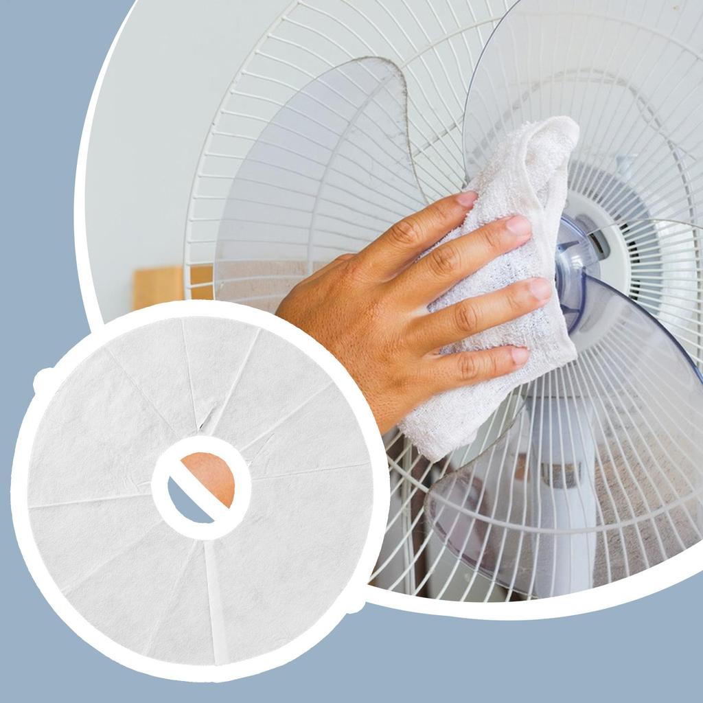Net Mesh Cover For Fan Damp-Proof Cover For Pedestal Fan Easy Removal Guard Filter With Electrostatic Adsorption For Desktop