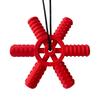 1Pcs BPA Free Silicone Teether Cartoon Sensory Chew Necklace Pendant Oral Motor Chewy Toy Therapy Tools for Kids