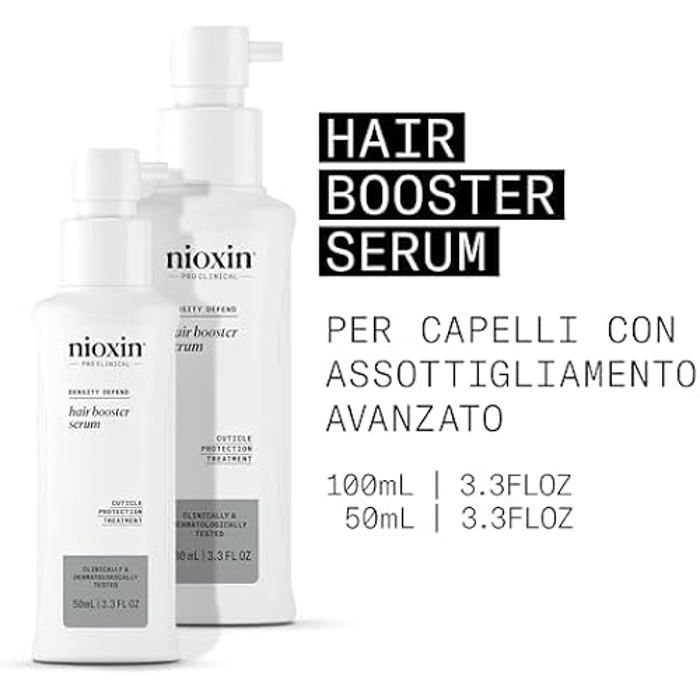 Nioxin Hair Booster Serum 100ml - Advanced Thinning Moisturizing Serum