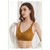Plus Size Seamless Thin Push Up Wireless Sports Bra For Women