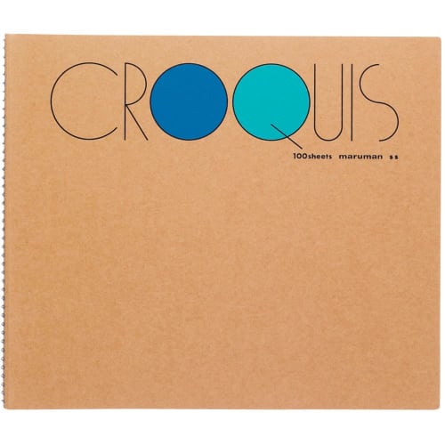 

Maruman Croquis Book White Croquis Paper Blue SS-02