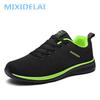 Mixidelai New Mesh Men Casual Shoes Lac-Up Men Shoes Lightweight Comfortable Breathable Walking Sneakers Tenis Feminino