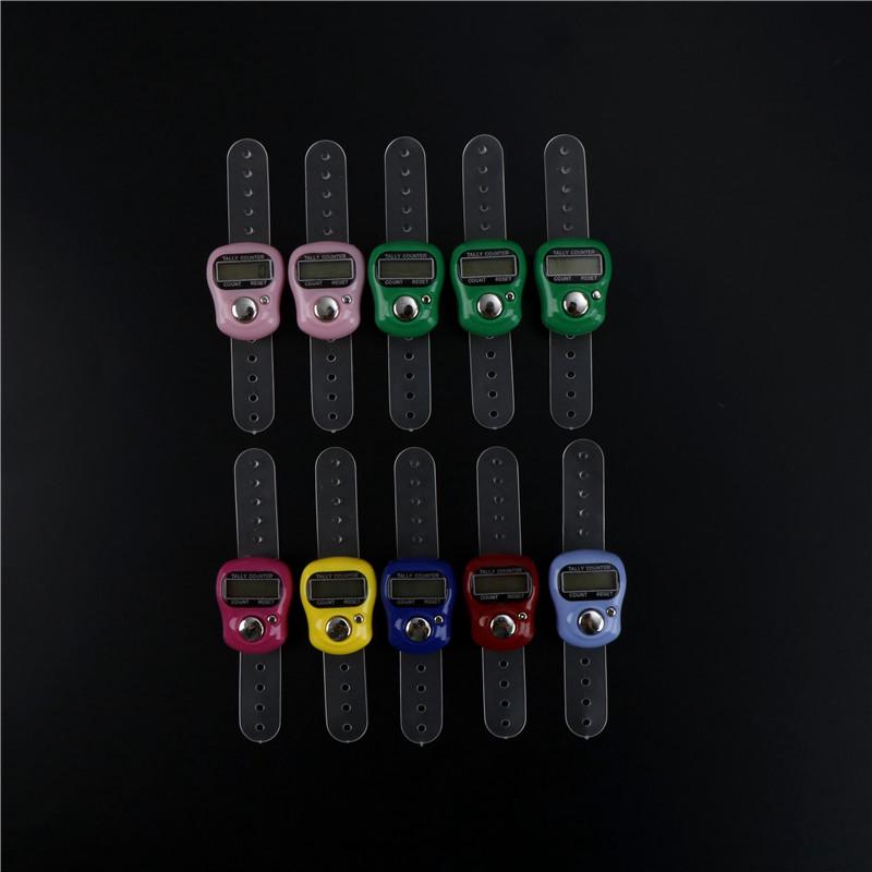 1Pc Stitch Marker And Row Finger Counter Lcd Electronic Digital Tally Counter