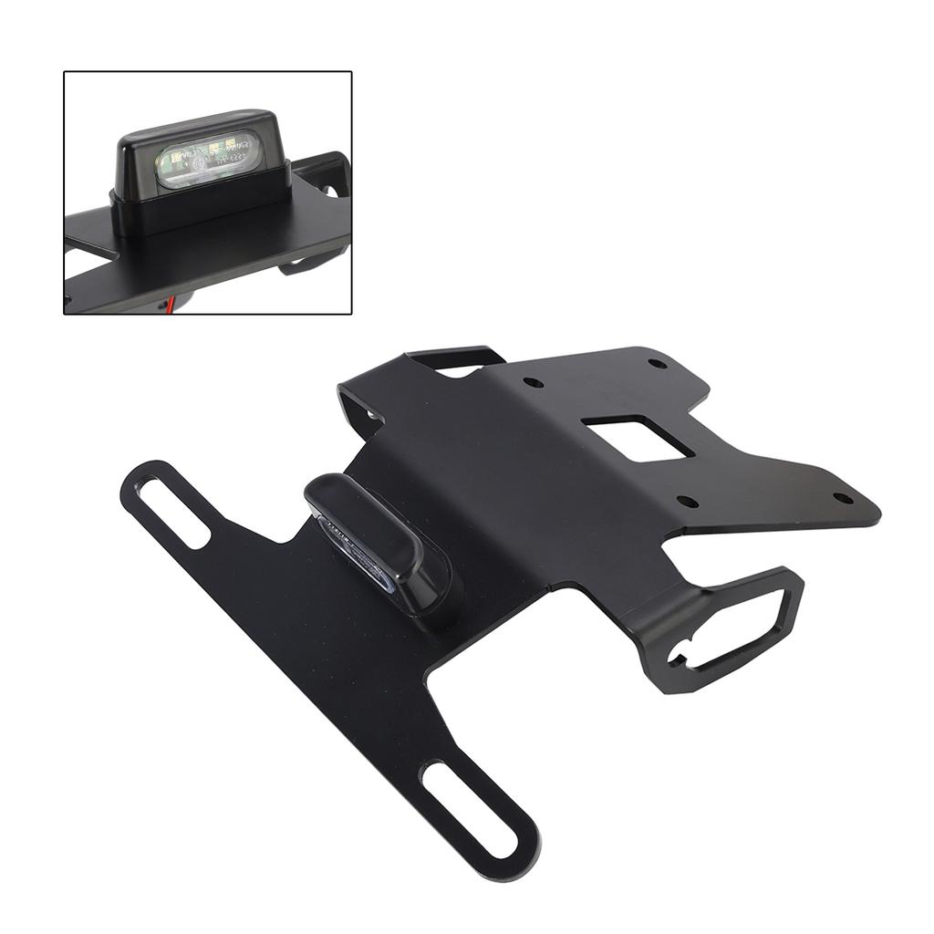 Aluminum Alloy License Plate Holder Frame Bracket Fit for KAWASAKI Z650RS 2022-2024