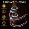 4Pcs Bulb 3157 Socket Brake Front Turn Signal Light Harness Wire Plug Connector