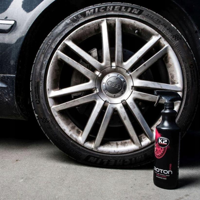 Wheel Cleaner for Aluminum Rims K2 Roton Pro 1l Red Rim