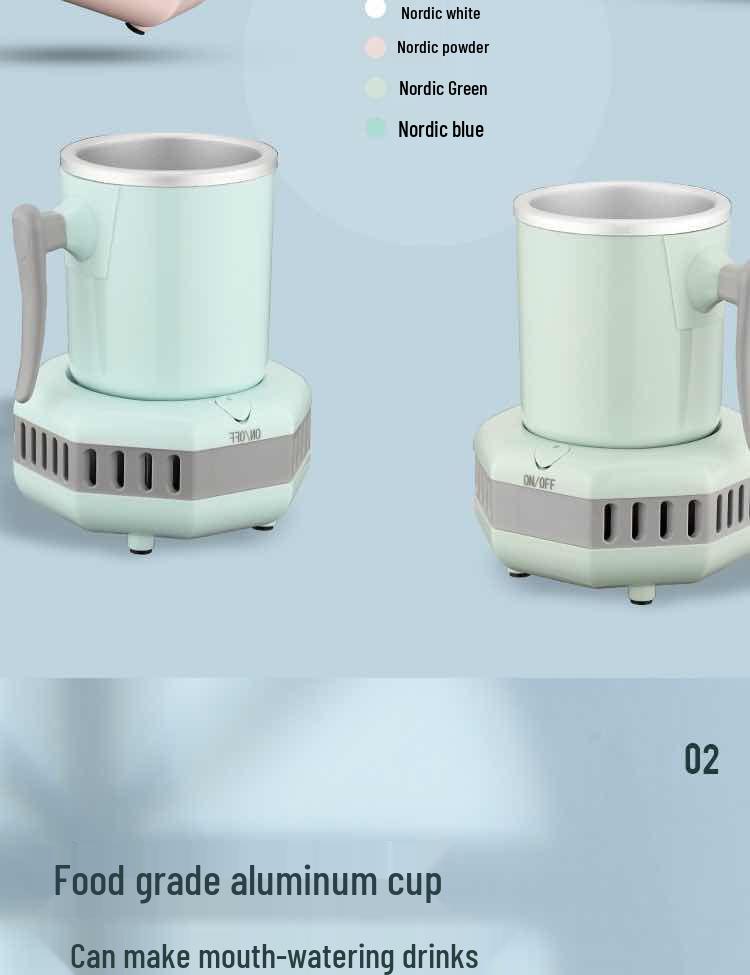 Portable Rapid Cooling Cup - Quick Chill Student Drinkware for Dorm or Office