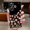 For Xiaomi Poco F6 5G Case Clear Luxury Fashion Butterfly Flower Soft Silicone TPU Casing For Redmi Turbo 3 PocoF6 5G Phone Case
