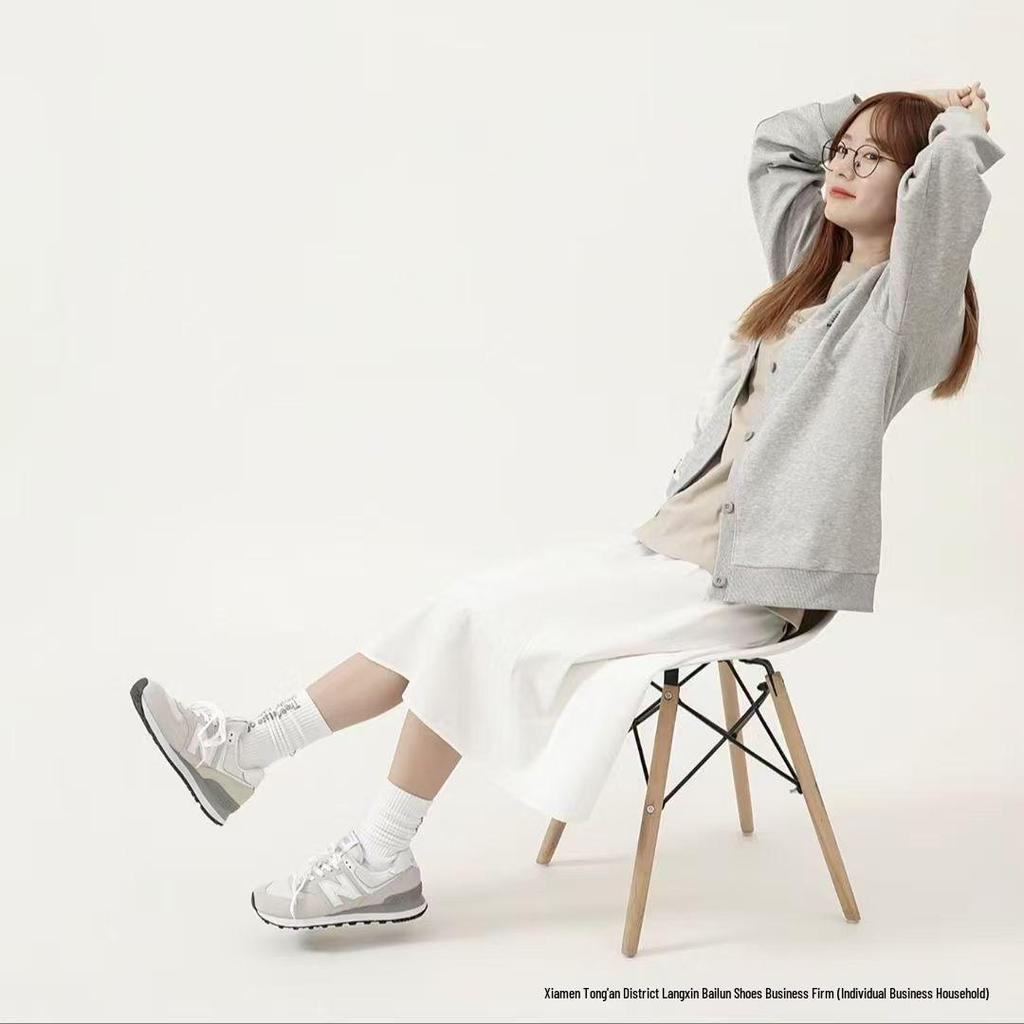 Pantofi sport retro gri New Balance NB574 pentru bărbați și femei