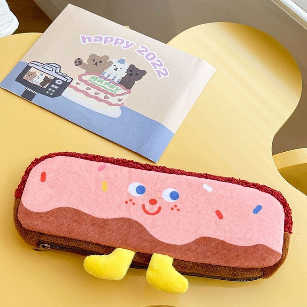 Desktop Storage Bags Korean Style Comestic Bag Pencil Pouch Cartoon Pencil Case Stationery Bag