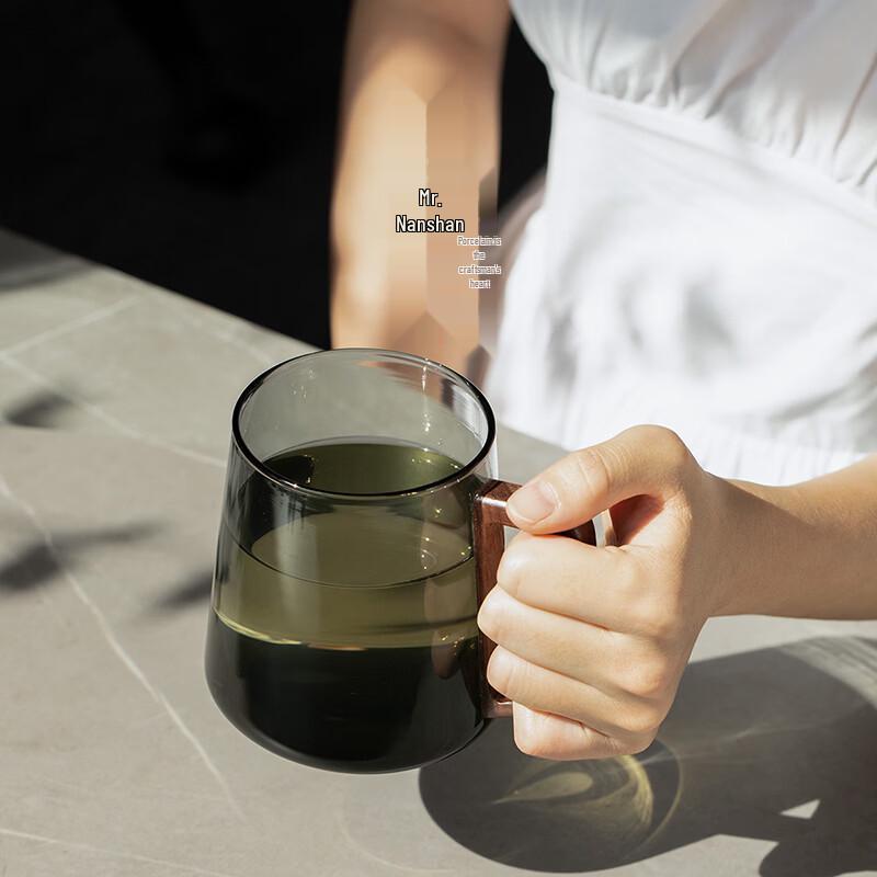 Glass Tea Infuser Mug with Handle