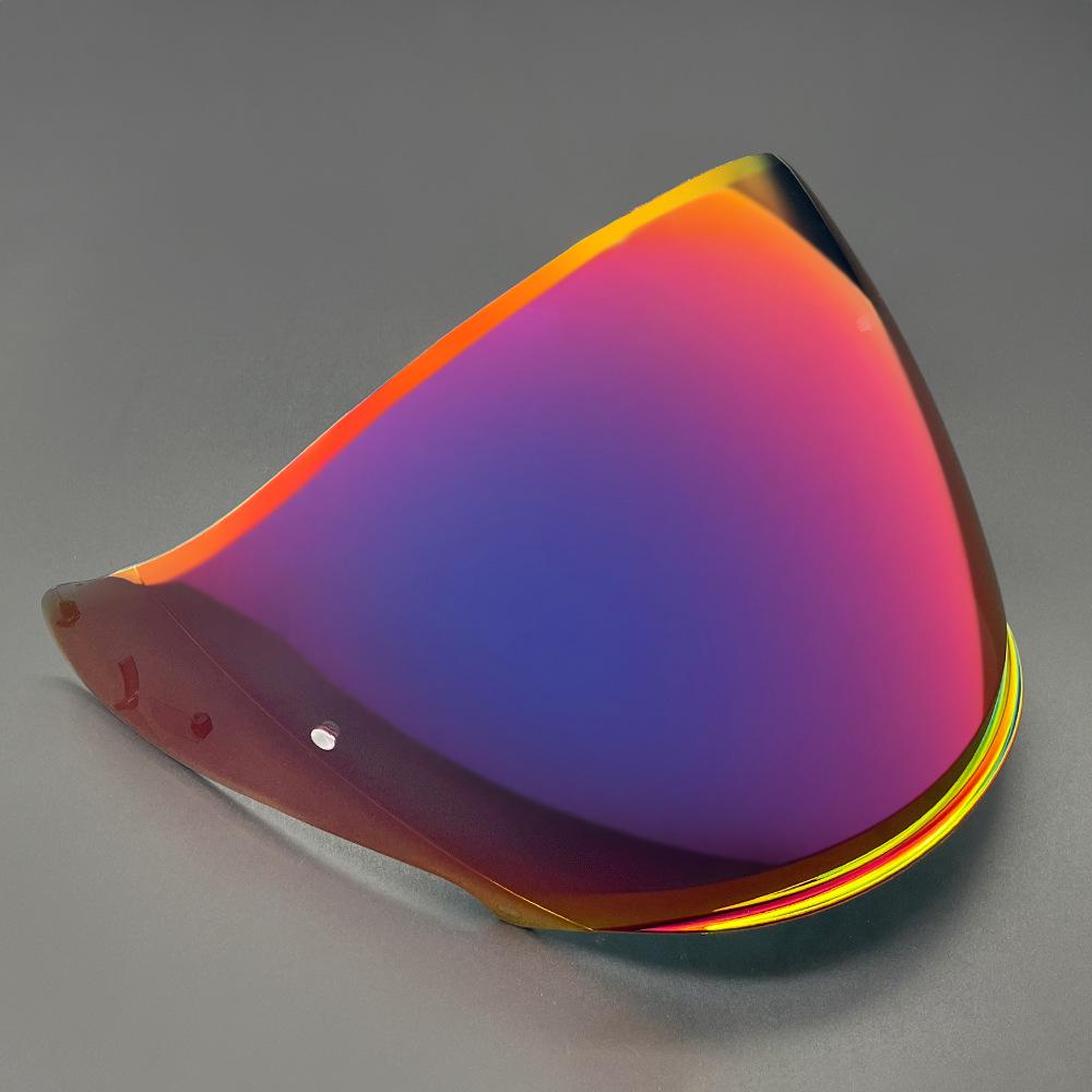 JC Half Helmet Lens - J-Cruise & J-Force4 CJ-2 Electroplated Sun Protection, Dual-Use Day/Night Helmet Accessory