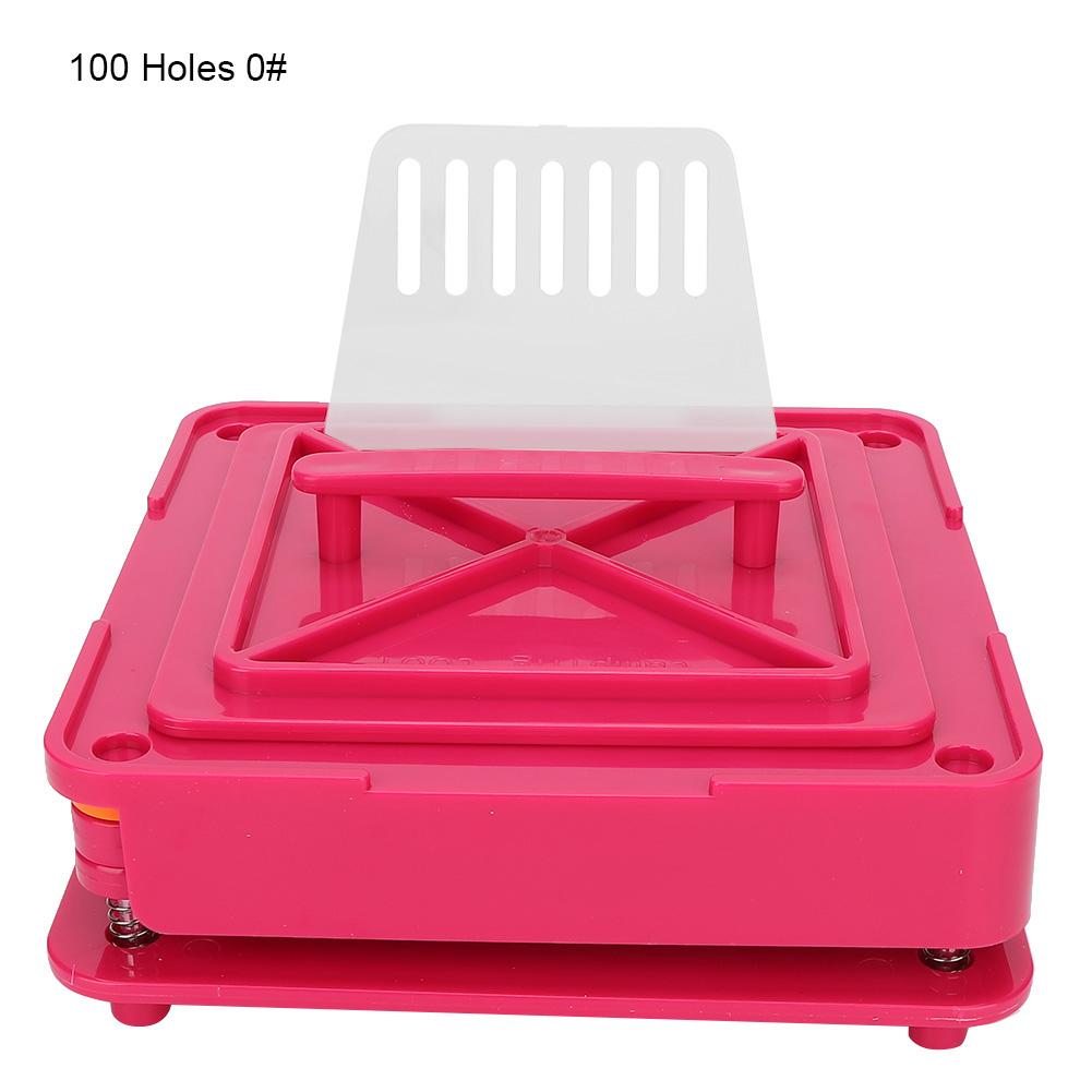 100 Holes Capsule Filler Plate Manual Capsule Powder Filling Machine Board Tool for Size 0#