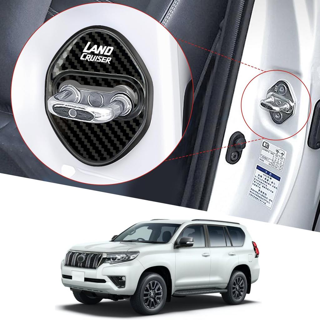 Land Cruiser Accessories Door Striker Covers Designed for Land Cruiser Vehicles New Land Cruiser 250 Series Custom Door Lock Covers High Quality