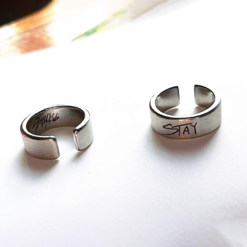 

Концертное кольцо с надписью, открытое кольцо для женщин и мужчин, простое кольцо из нержавеющей стали, вечерние ювелирные изделия, подарочные аксессуары