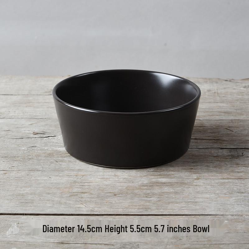 Yijia Retro Ceramic Underglaze Color Bowl: Perfect for Noodles, Congee, Rice, Soup, and Salad.