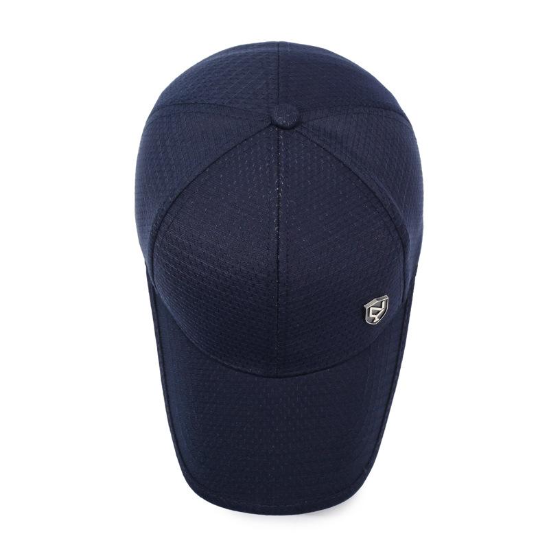 Spring Summer Breathable Mesh Cap Outdoor Cap Fishing Sunshade Sunscreen Cap Middle-Aged Men's Cap