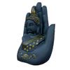 Black Palm Gautam Buddha Statue for Home Decoration Hand Buddha Statue for Living Room Garden Budh Showpiece