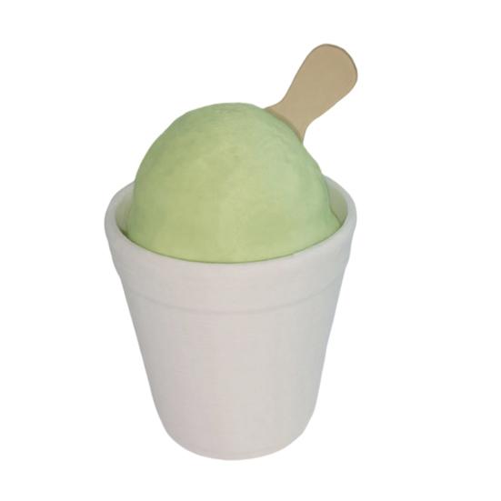 Ice Cream Cup Fidget Clicker, 3D Printed Ice Cream Finger Clicker, Anxiety Stress Relief Push Button Fidget Toy for Kids Adults