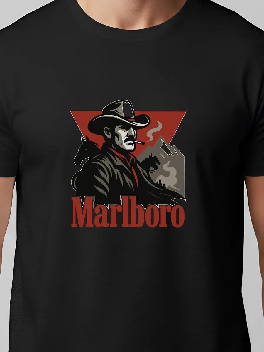 Винтажная футболка Marlboro в стиле Y2k 3XL