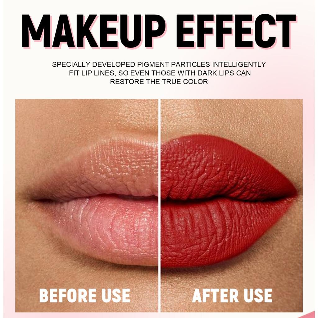 HANDAIYAN 12-color Matte Waterproof Non-stick Cup Lip Glaze Small Square Tube Gold Sparkling Pearlescent Lip Glaze