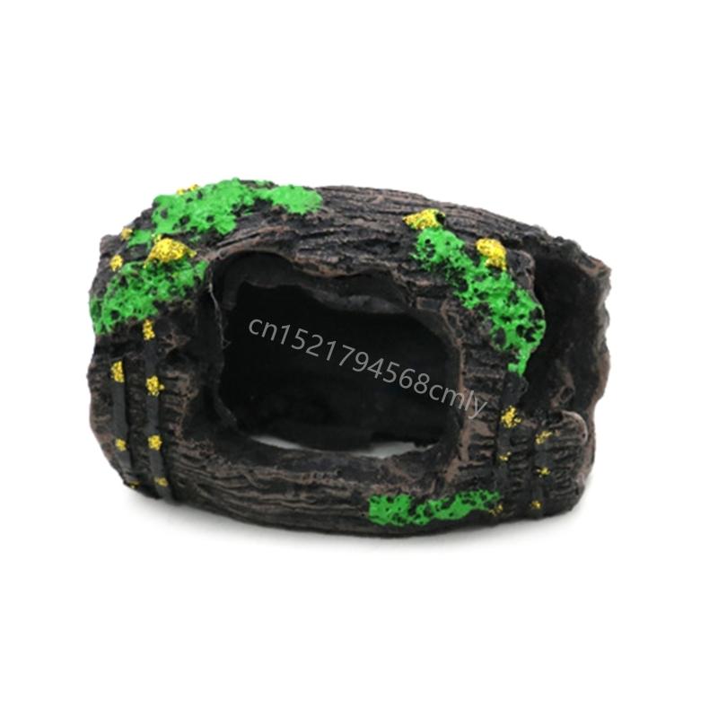 AquaticPet Shelter AntiqueBarrel House Landscape Hideaway Fish Tanks Ornaments 6XDE