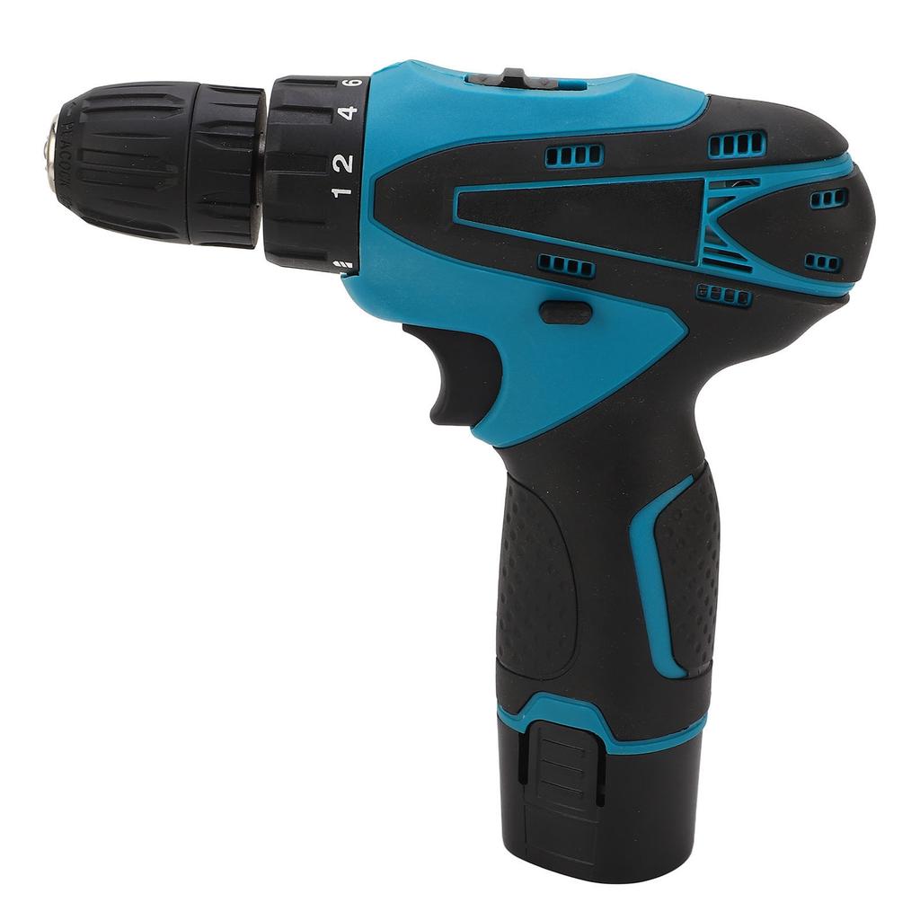 12V Lithium Battery Electric Drill Rechargeable Cordless Screwdriver for Wood Plastic Drilling