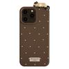 Cute 3D Lying Cat Design for IPhone 17 and Apple 15 Pro Max, Simple Polka Dot Fashion Phone Case
