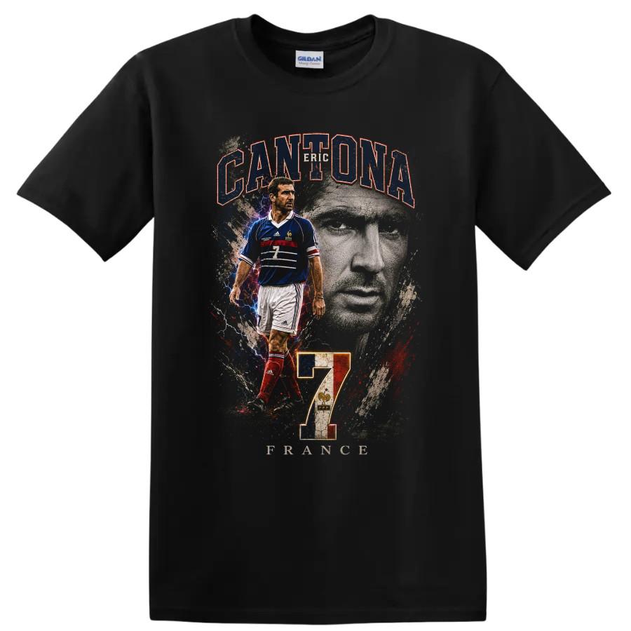 Eric Cantona France Soccer Legend T Shirt France National Team Retro Tee