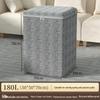 Waterproof Fabric Storage Bag - Large Capacity for Quilts, Comforters, and Closet Clothes