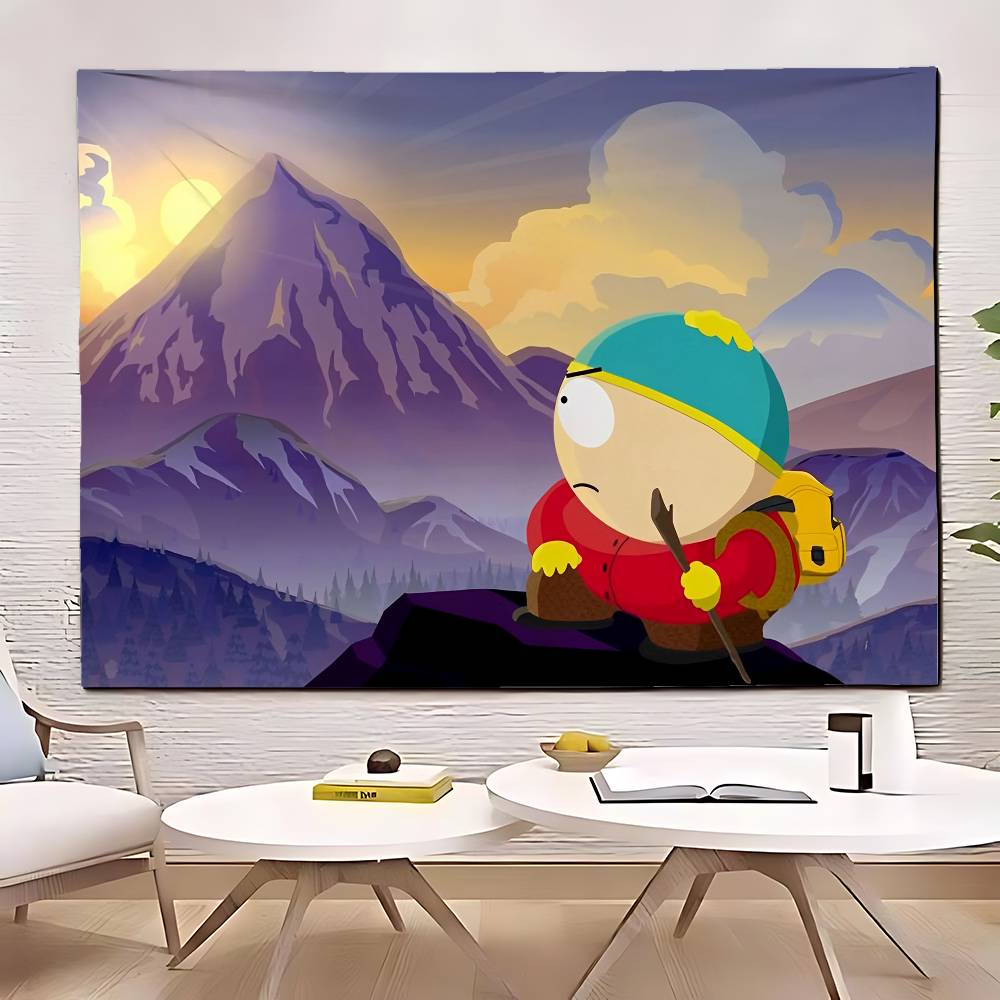 SSouth Cartoon PPark Tapestry Customizable Tapestries Of Various Styleswall Hangings Celebrity Photo Printingwall Hangings