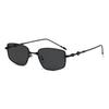 Protective Glasses Fashion Square Anti Blue Light Simple Style Sunglasses High-End with Metal Frame Narrow Frame Glasses