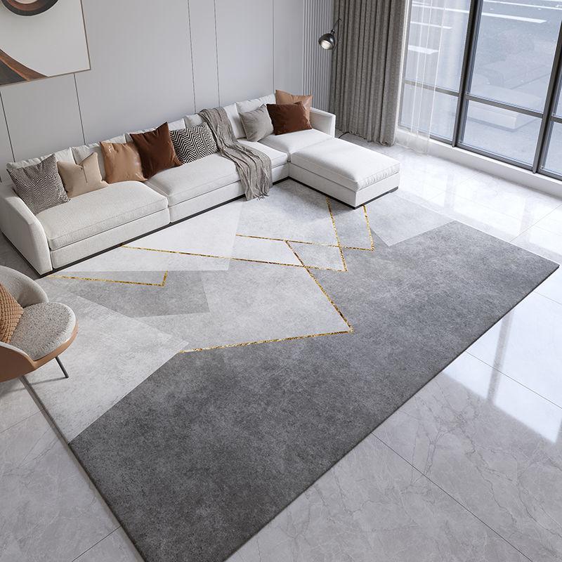 Nordischer grauer Teppich Wohnzimmerdekoration Schlafzimmer Große Fläche Lounge-Teppich Zuhause Kaffeetische Bodenmatten 200x300 Raumdekoration Modern