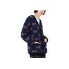 New MLB Old Flower Sweaters Unisex Navy Blue 3AKCM0224-50NYS