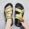 Fashion Summer New Men's Slippers Sandals Two Ways To Wear Them Luxury Brand Mens Casual Breathable Designer Shoes Comfortable Loafers
