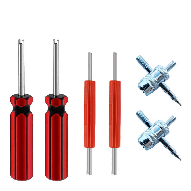 Electric Car Tire Valve Core Wrench Set: Four-in-One Repair & Installation Tool